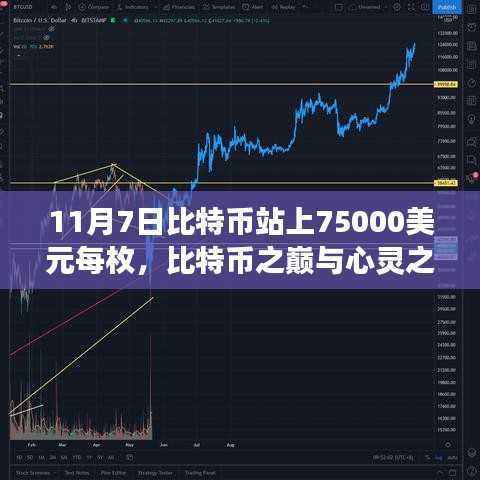 比特币突破七万五千美元大关,巅峰之旅与数字美景的交融