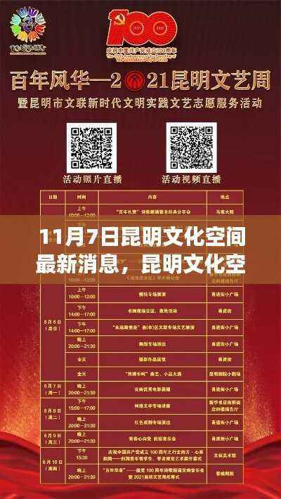 昆明文化空间新动态揭秘,11月7日活动全攻略及文化探索之旅