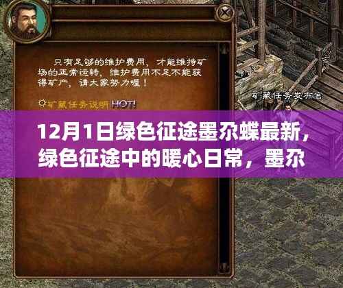 绿色征途中的暖心日常,墨尕蝶的奇妙冬日之旅