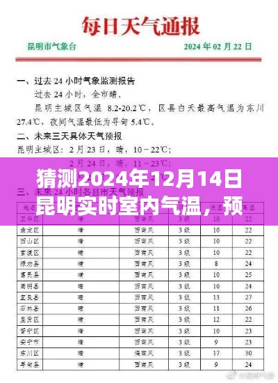 昆明未来天气预测,聚焦2024年12月14日的室内气温猜测