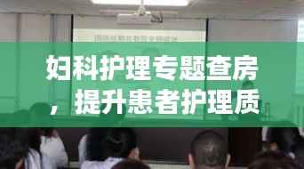 妇科护理专题查房,提升患者护理质量的实践之路探索