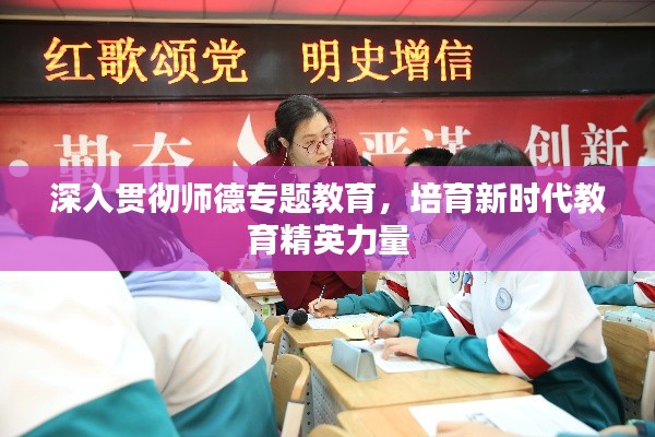 深入贯彻师德专题教育,培育新时代教育精英力量