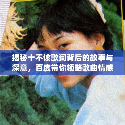 揭秘十不该歌词背后的故事与深意,百度带你领略歌曲情感世界!