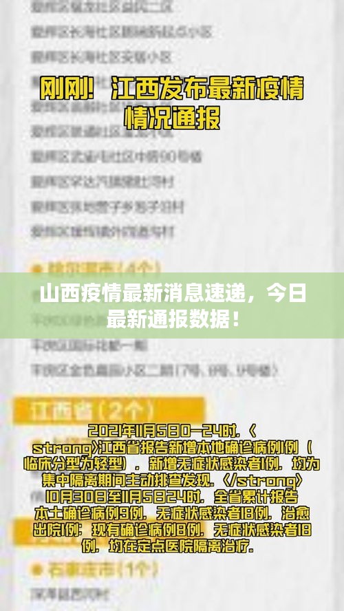 山西疫情最新消息速递,今日最新通报数据!